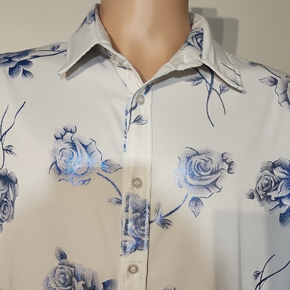 Floral Button-Up Shirt - Picture 6 of 6